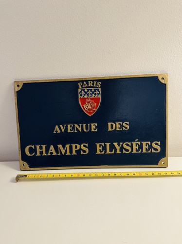 Plaque rue prestigieuse - plaque,