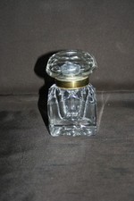 Bel Encrier ancien en Cristal