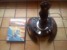 FLIGHT SIMULATOR X Edition Gold + Manette Thrustmaster T.Flight Stick X. Superbe
