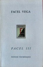 FACEL VEGA III COUPE CABRIOLET COUPE NOTICE D'ENTRETIEN + GARANTIE ORIGINALE