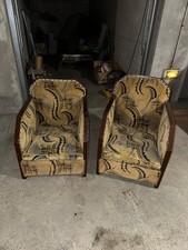 Paire de fauteuils Art-Déco