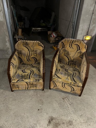 Paire fauteuils art déco - de,