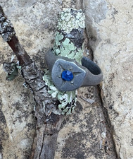 353a BAGUE DE POILU ARTISANAT DE TRANCHEE   WW1.