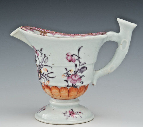 Chinese export cream - chinese, ewer