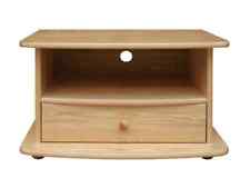 Meuble TV sur roulettes avec 2 niches de rangement meuble télé en PIN