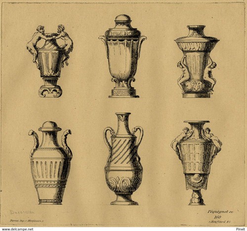 Ducerceau suite vases - suite,