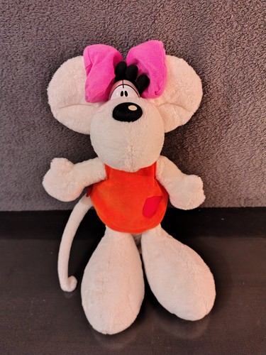 Peluche diddlina robe orange - peluche,