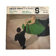 45T AMLETO ZONCA Fisarmonica Tanghi Vol.6 Accordéon Stella Records Vintage