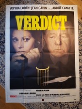 Affiche 1974 VERDICT 120x160