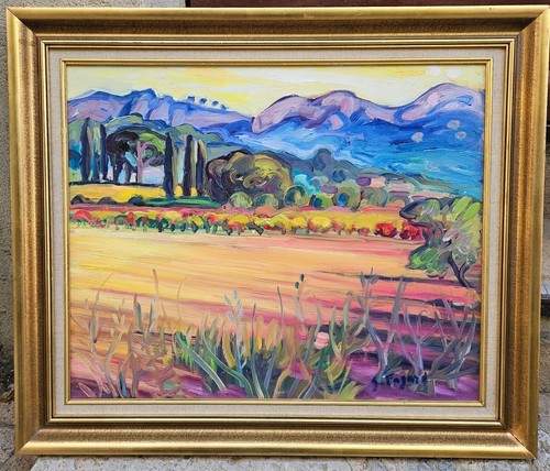 Paysage fauve cadière - paysage, la
