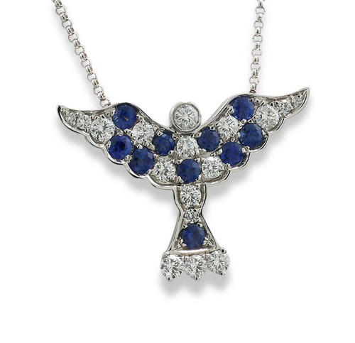 Collier saphir brillant - collier,