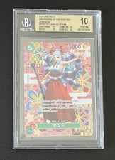 One Piece Awakening Of The New Era Yamato OP01-121 Alt Art Beckett Pristine 10