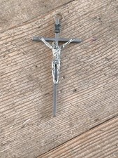 Ancien Crucifix Métal