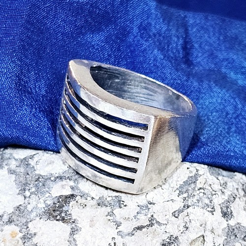 Bague moderniste artisan - bague,