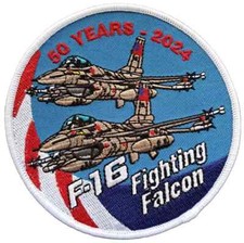Insigne patch brodé F-16
