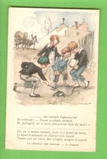 POULBOT  "ILLUSTRATEUR" carte