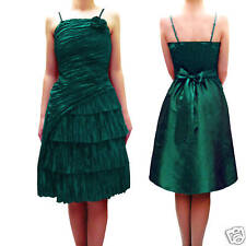 Robe de soirée cérémonie TAFFETAS VERT T. 36