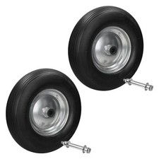 2x 15" Roue brouette PU