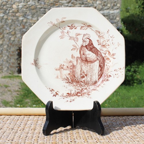 Ancienne assiette cm en - assiette,