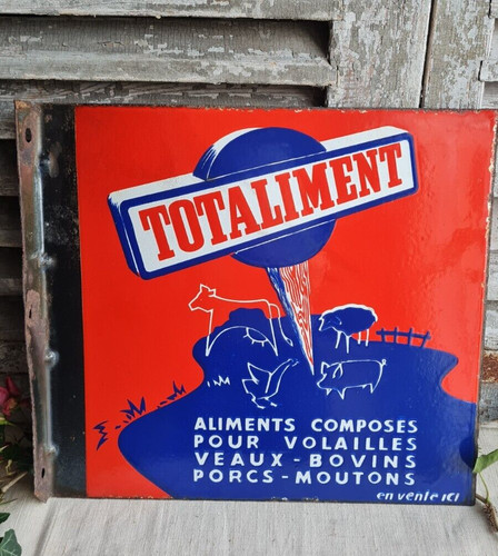 Ancienne plaque emaillee - ancienne,