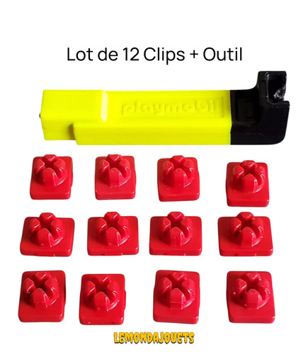 Lot clips playmobil - de, 12