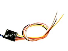 Micro décodeur de locomotive KungFu DCC (6 fils) avec 2 fonctions