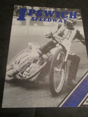 Programme speedway ipswich v - speedway,