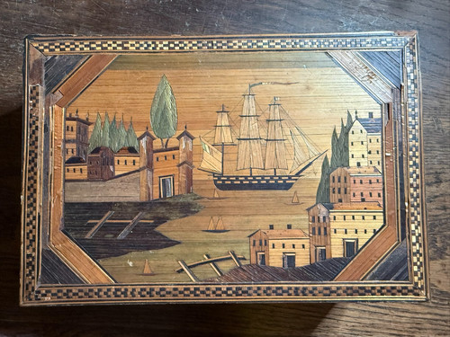 Coffret marqueterie de - en,