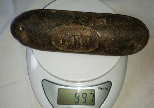 Ancien poids pour horloge - p6-,