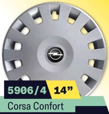 LOT DE 4 ENJOLIVEURS 14'' POUR OPEL CORSA B 5906/4