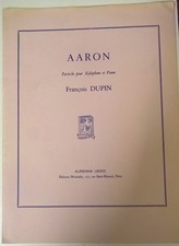 Aaron - Pastiche pour Xylophone et Piano