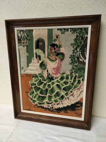 Tapisserie canevas danseuse - tapisserie,, "