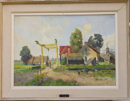 Tableau vers 1930 - , signature