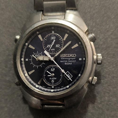 Seiko chronograph alarme 50 - seiko, wr