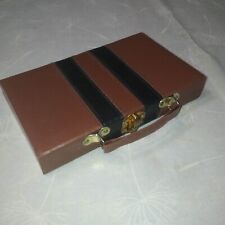 jeu de société vintage -  DOMINO de voyage avec élégante petite malette - NEUF