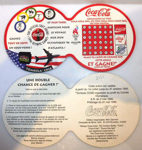 Coca cola coaster dessous - coca,
