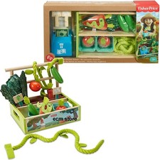 Fisher-Price Stand de légumes au marché, Jouet d'imitation marchande jouet /PAL