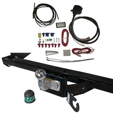 Barre d'attelage fixe + 13 Pin Câblage pour Citroen JUMPER VAN, Fiat DUCATO VAN