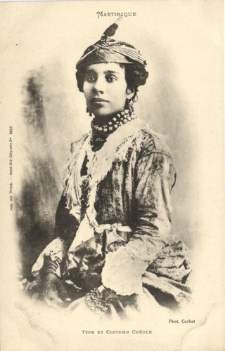 Martinique type et costume - martinique,,