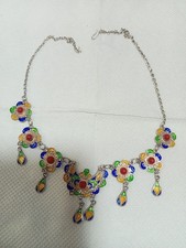 Ancienne Collier En Argent