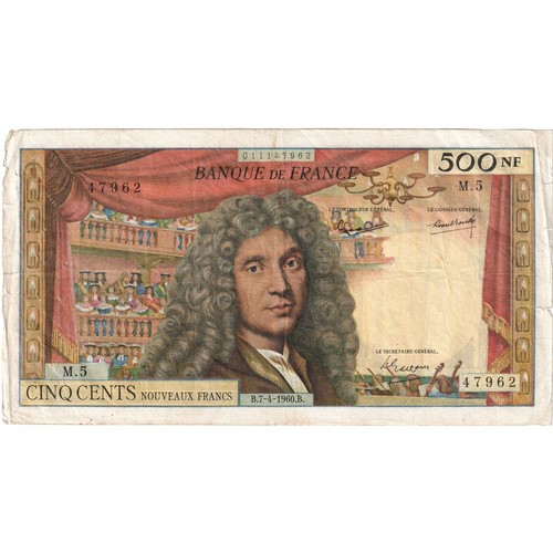 France 500 nouveaux francs - france,,