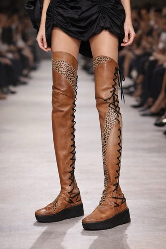 Bottes cuissardes cuir - bottes,