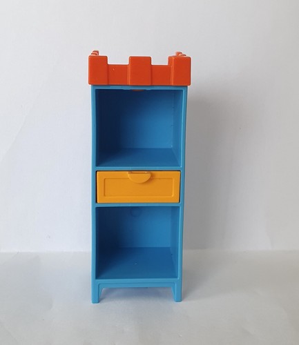 Colonne armoire bleue chambre - colonne,