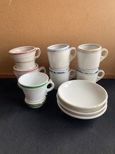 7 ANCIENS BRULOTS TASSES EN