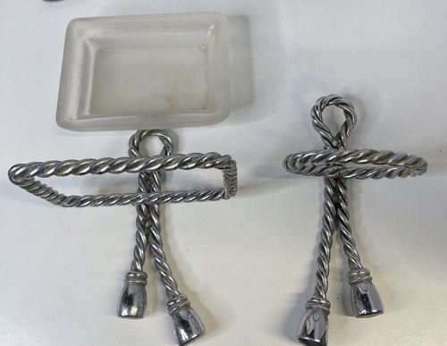 Set porte savon - porte, verre