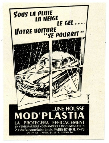 1953 une housse mod plastia - :,