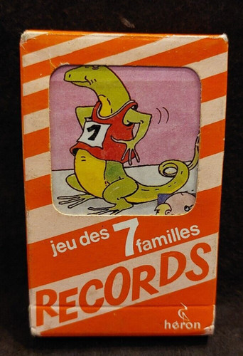 Cartes jeu familles héron - cartes,