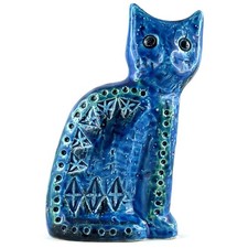 Sculpture chat céramique - sculpture,