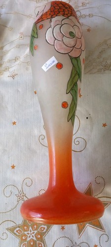 Ancien vase pâte verre - pâte, de