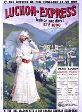 Affiche chemin de fer Orléans